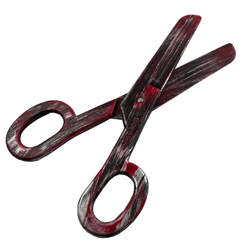 L38cm Funny Large Plastic Clown Scissors Film and Television Props Party Halloween Performance Masquerade Scissors Props