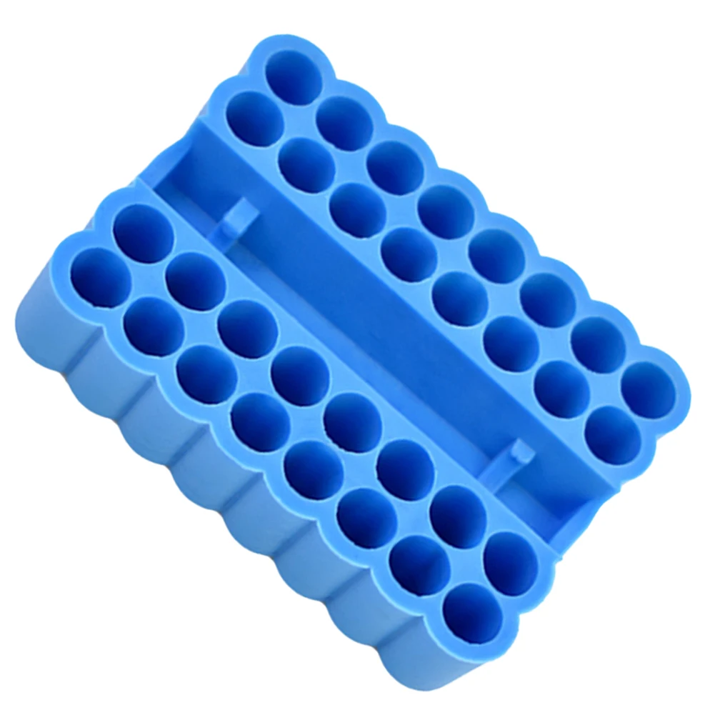 32 Holes Bit Organiser Plastic Screwdriver Bit Holder Drill For Head Storage For Case Box Block For 6.35MM Shank