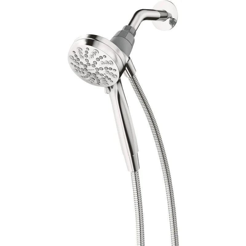 Moen Engage Chrome Magnetix 3.5-Inch Six-Function Handheld Showerhead with Magnetic Docking System, 26100