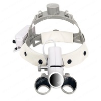 Head-Mounted Magnifying Glass 5W Headlight Oral Headlight High-Definition Magnifying Glass Optical Focus High Intensity Light