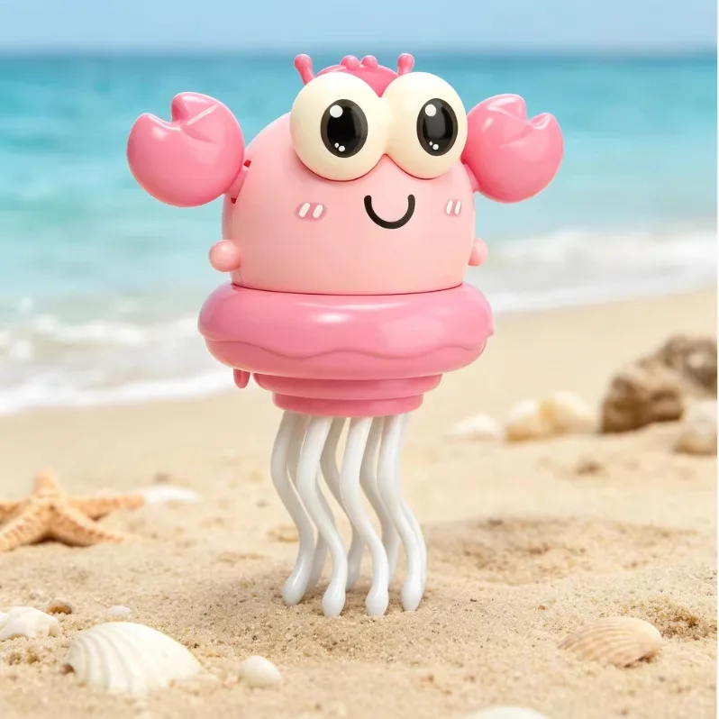 Dancing Crab Octopus Electric Induction Toy With Music Crawling Training Plaything For Baby Toddler Interactive Funny Animal Toy