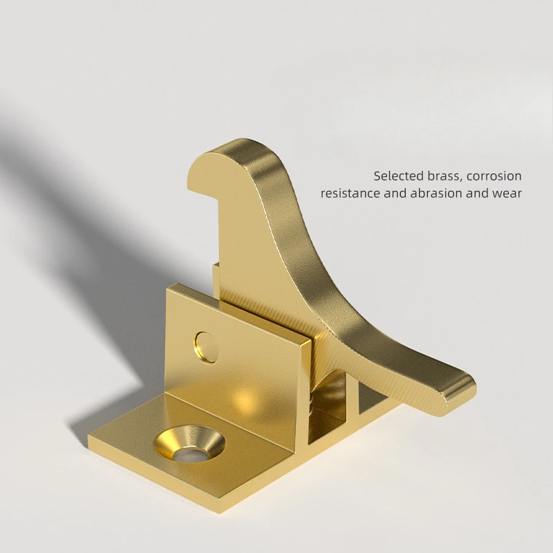 1/2/4 sets Bird Shaped Buckle Door Window Hooks Gate Brass Copper Spring Latch Lock Cabinet Elbow Buckle Low Noise Home Hardware
