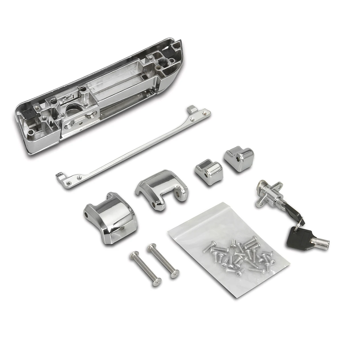 Motorcycle Chromed Tour Pack Trunk Latch For Harley Touring Electra Glide Street Glide Road King Ultra Classic 2014-2023