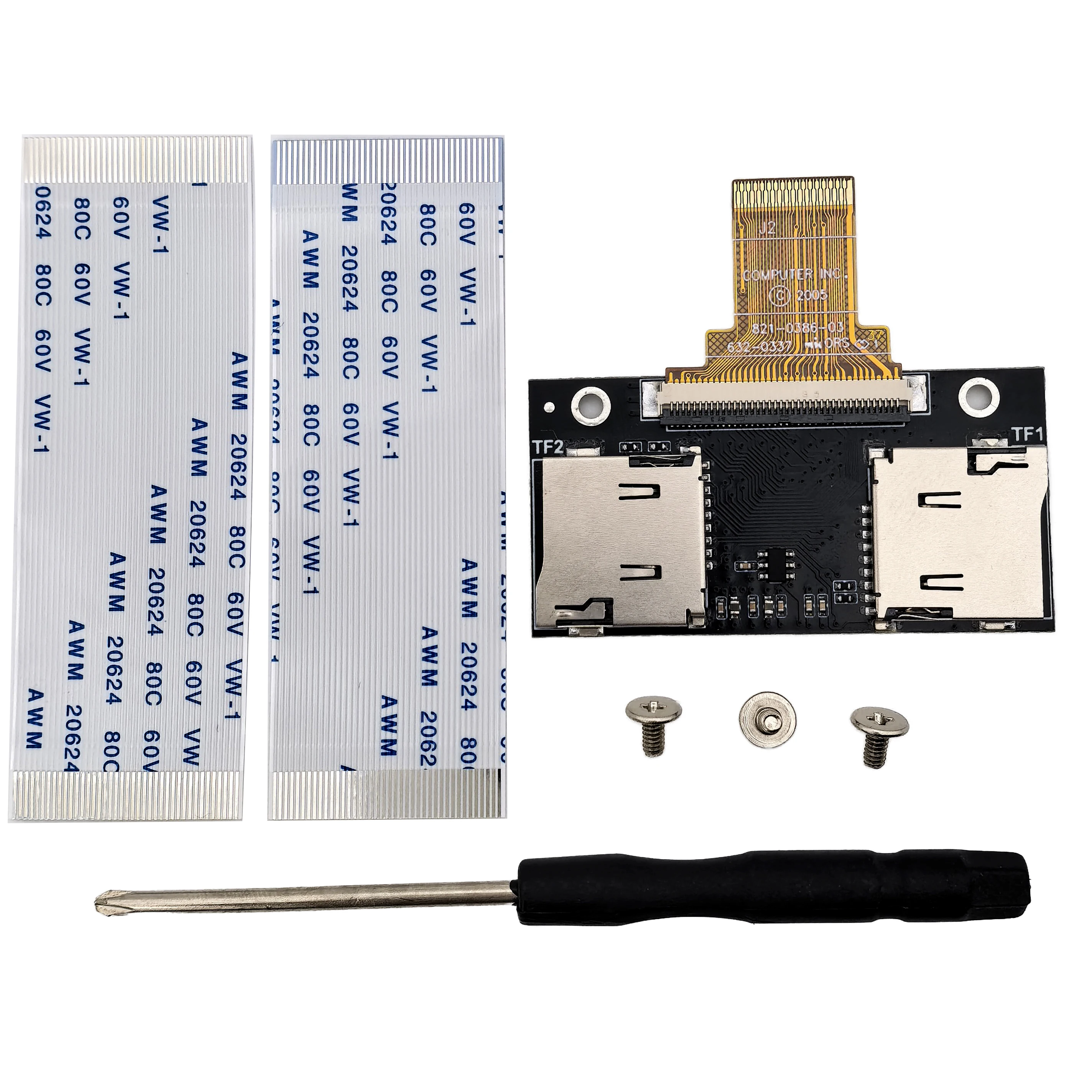 Image of Dual Micro SD Adapter iFlash Karte für iPod Classic Video 5. 5.5. 6. 7. Generation Festplatten-Upgrade PC-Spiele NAS-Erweiterung
