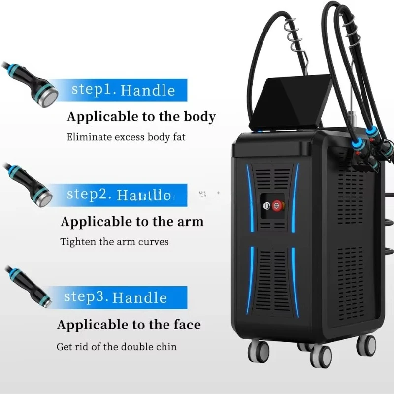 2026 Newest 3 in 1 Vertical Salon Use Shaping Device 2.45GHz Frequency Body Shaping Face Lifting Beauty Equipment