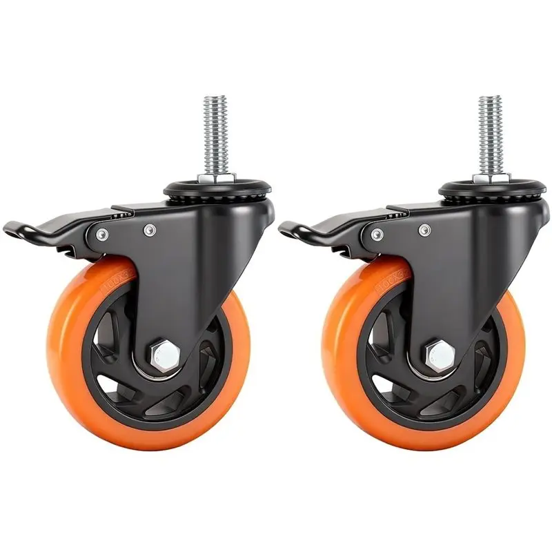 IALJ-4 Inch Caster Wheels, 1/2