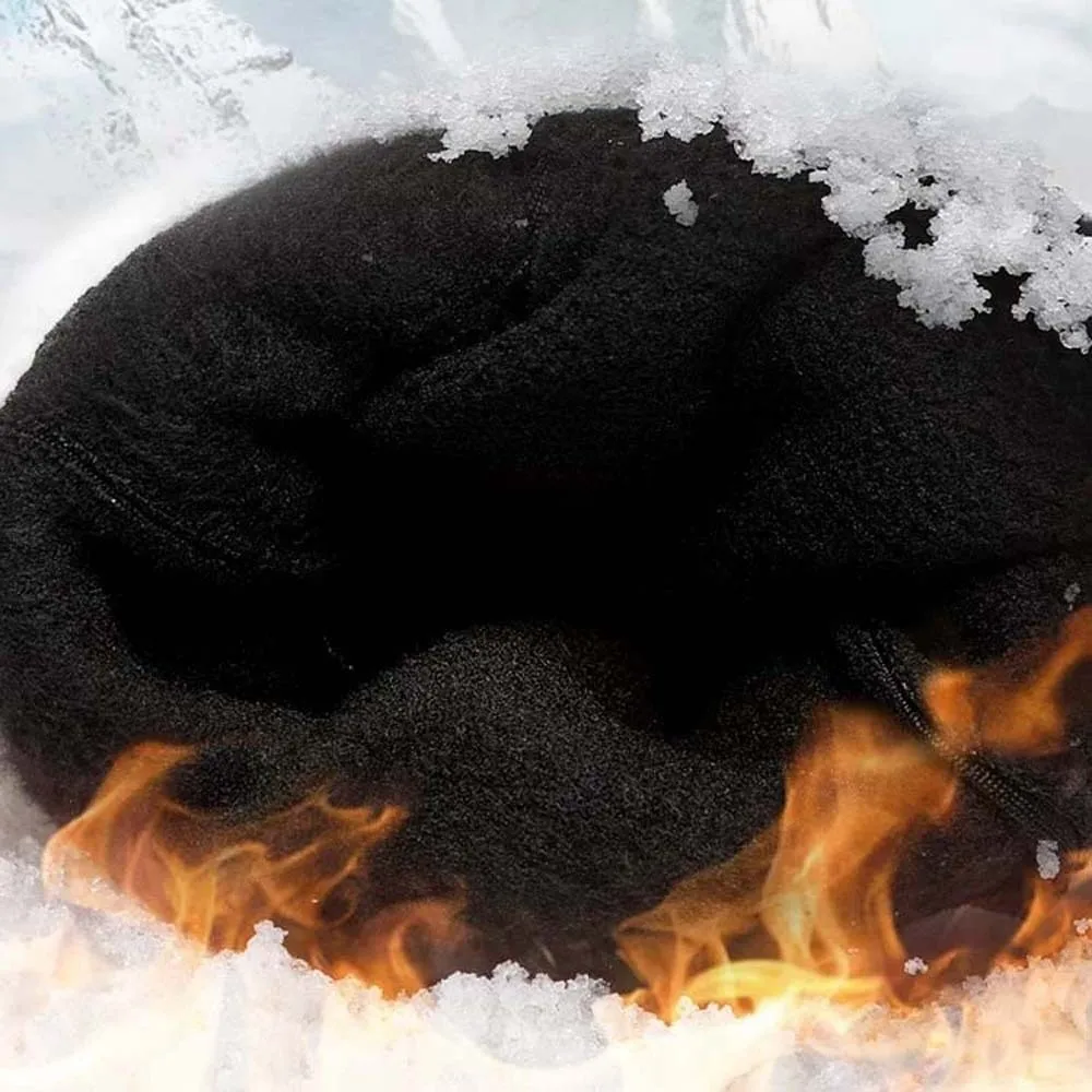 

Универсальные флисовые перчатки с двумя пальцами, противоскользящие, с защитой от брызг, утолщенные перчатки для воды, мягкие теплые варежки из искусственной кожи с защитой от холода, мужские варежки