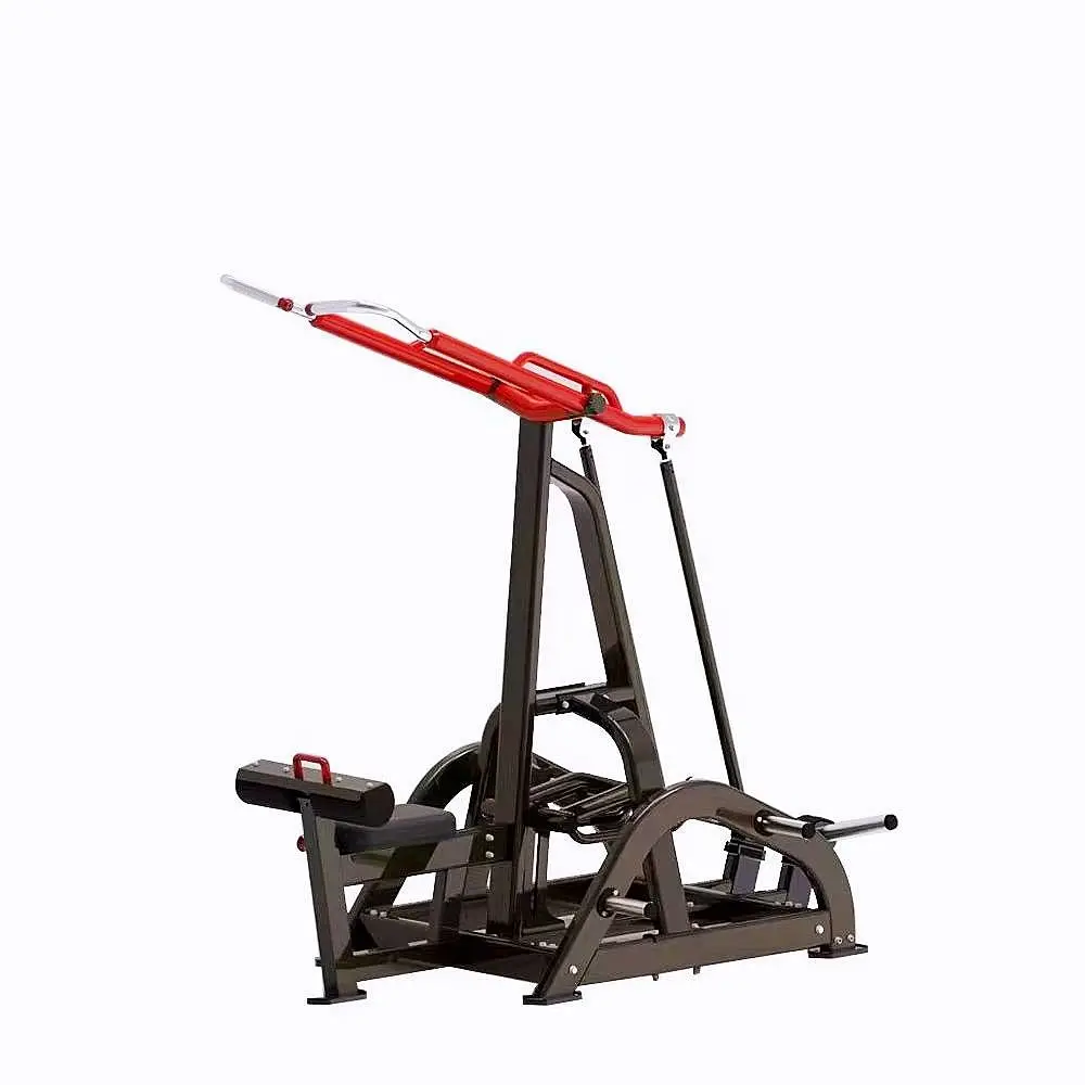 ST-N009 Professional Commercial  Equipment Steel Plate Loaded Seated Leverage Lat Pull Machine for Back Chest Legs Exercises
