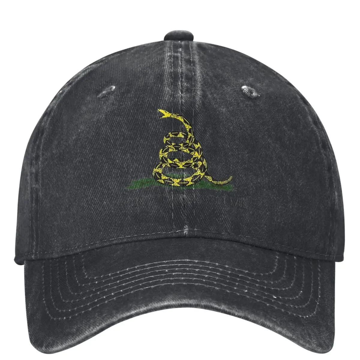 Gadsden Flag Don't Tread On Me Libertarian Casual Baseball Cap Yellow Snake Trucker Hat Snapback Cap Women Men y2k Baseball Caps