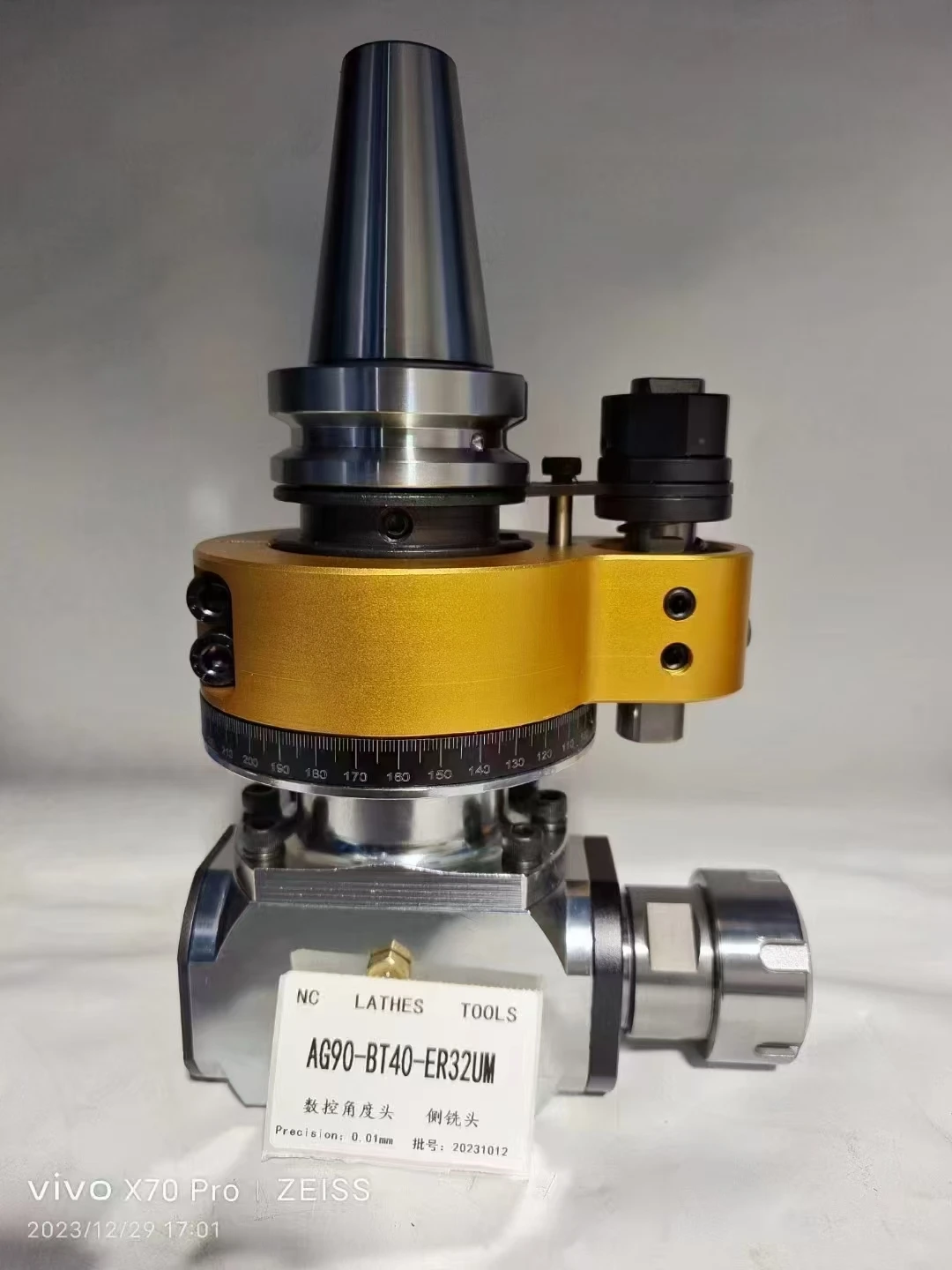 

BT40 Spindle ER FMB Angle Head for Milling Machine 90 Degree Right Angle Single Out Double-Out for CNC Machine Center