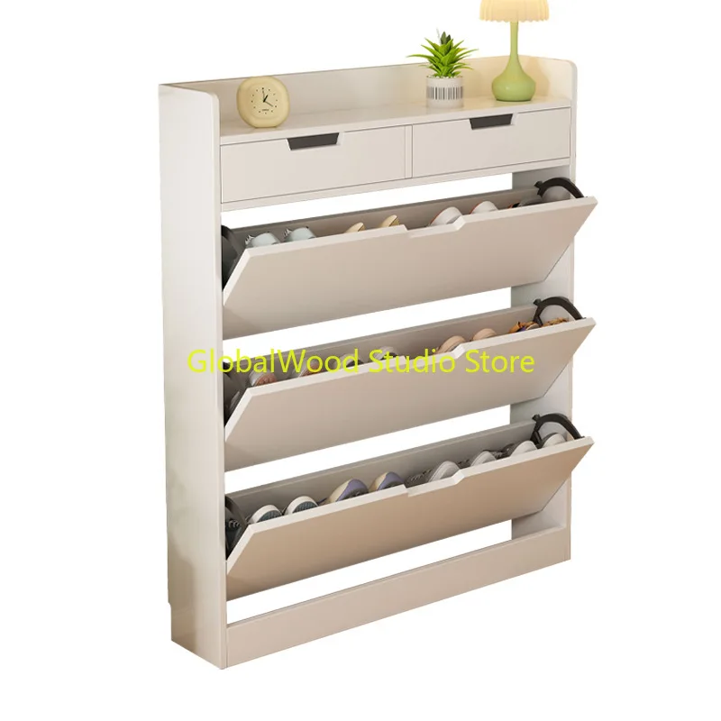 Moderner Eingangsschrank, Heimdekoration und Organisation, Gläser, Holzkommode, Möbel für Wohnzimmer, Schränke, Schuhe