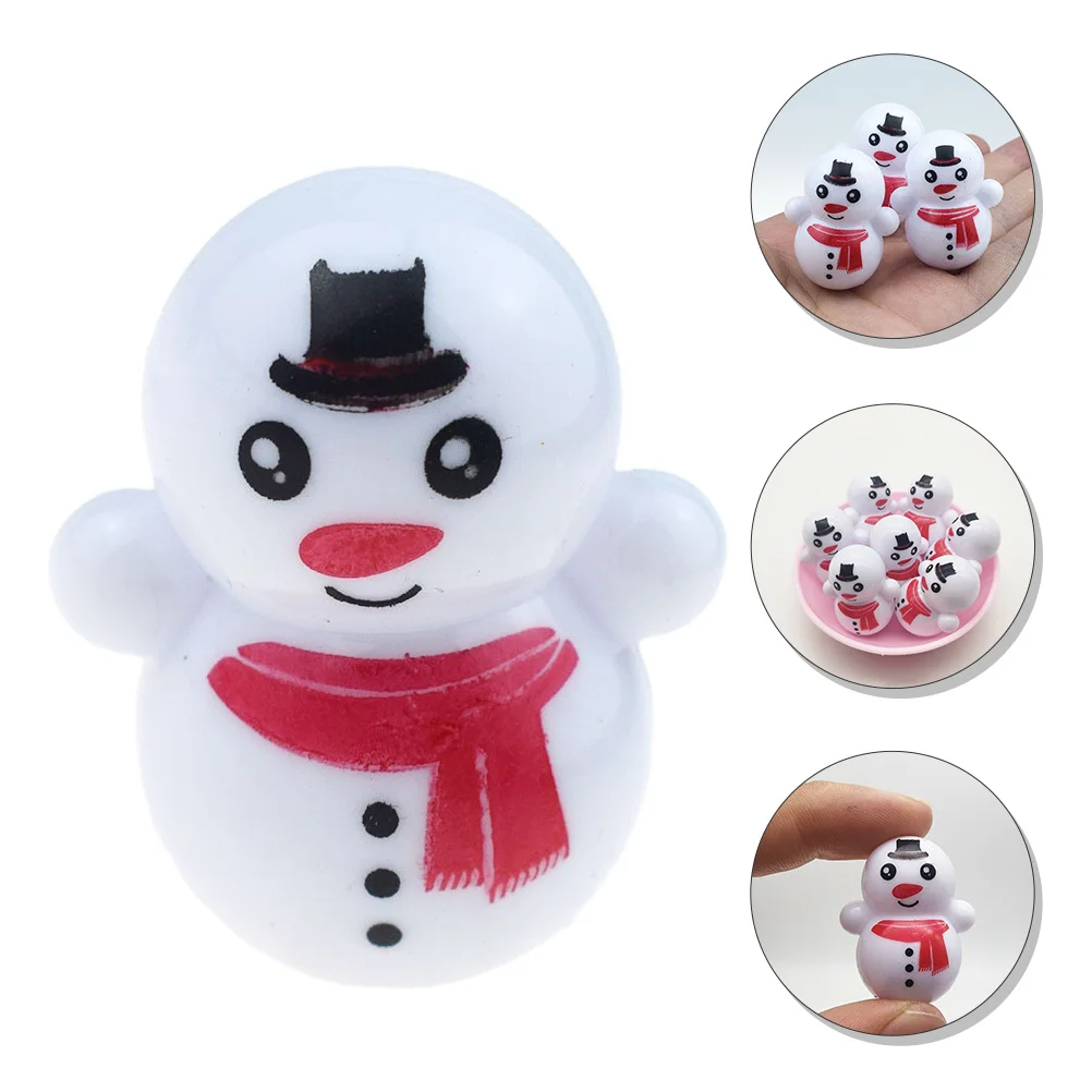 25 قطعة من رجل الثلج الجميل على شكل بهلوان، تفاصيل دقيقة، لمسة نهائية ناعمة، لعبة آمنة للأطفال، مهارة ممتعة، بناء ديكور للطاولات، لعبة نشاط #2