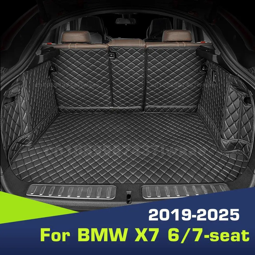 

Для BMW X7 6/7-сиденье 2019-2025 авто полное покрытие коврик для багажника автомобильный защитный коврик грузовой подкладка аксессуары для интерьера