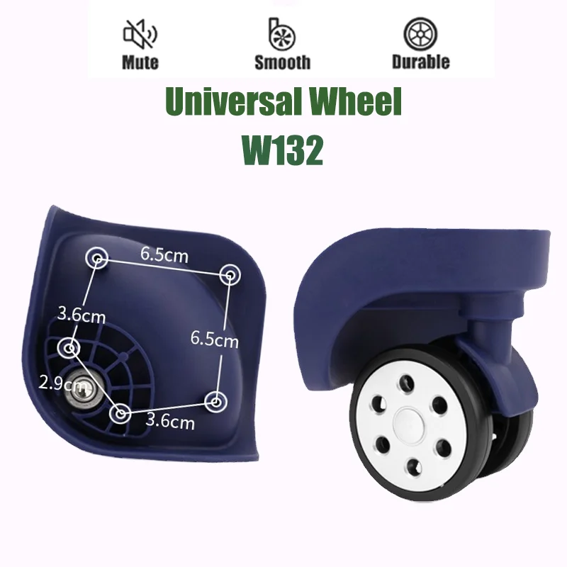 

For W132 Replacement Wheels Suitcases – Ultra-Durable Universal 360° Swivel Wheels Easy to Fit Suitable For Suitcases.