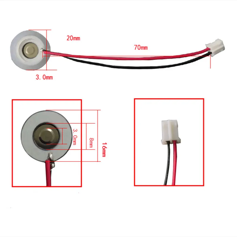 4 Buah 16Mm 1.5-3W DIY Pelembap Transduser Pembuat Kabut Pengabut Pelat Film Aksesori Ultrasonik Pelembap Paking Karet