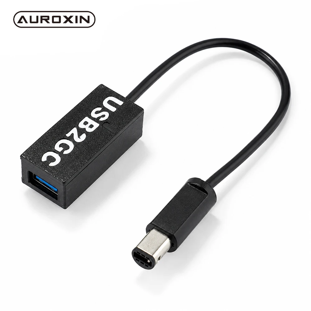 Adaptador de Controle Auroxin USB2GC para Nintendo GameCube, Conversor de Gamepad USB para Switch Pro, PS4, PS5 e Controle Xbox