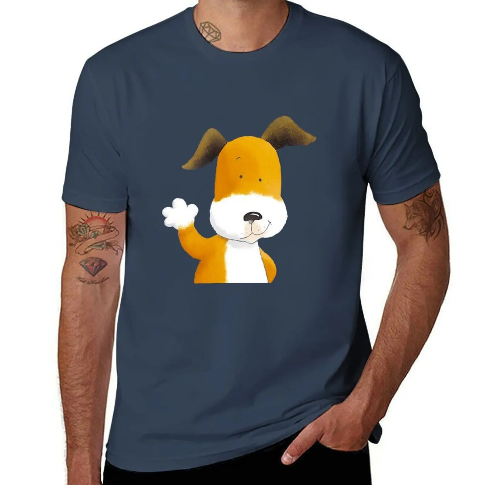

Kipper dog the T-Shirt Basic Daily Outfit Short Sleeve Tee