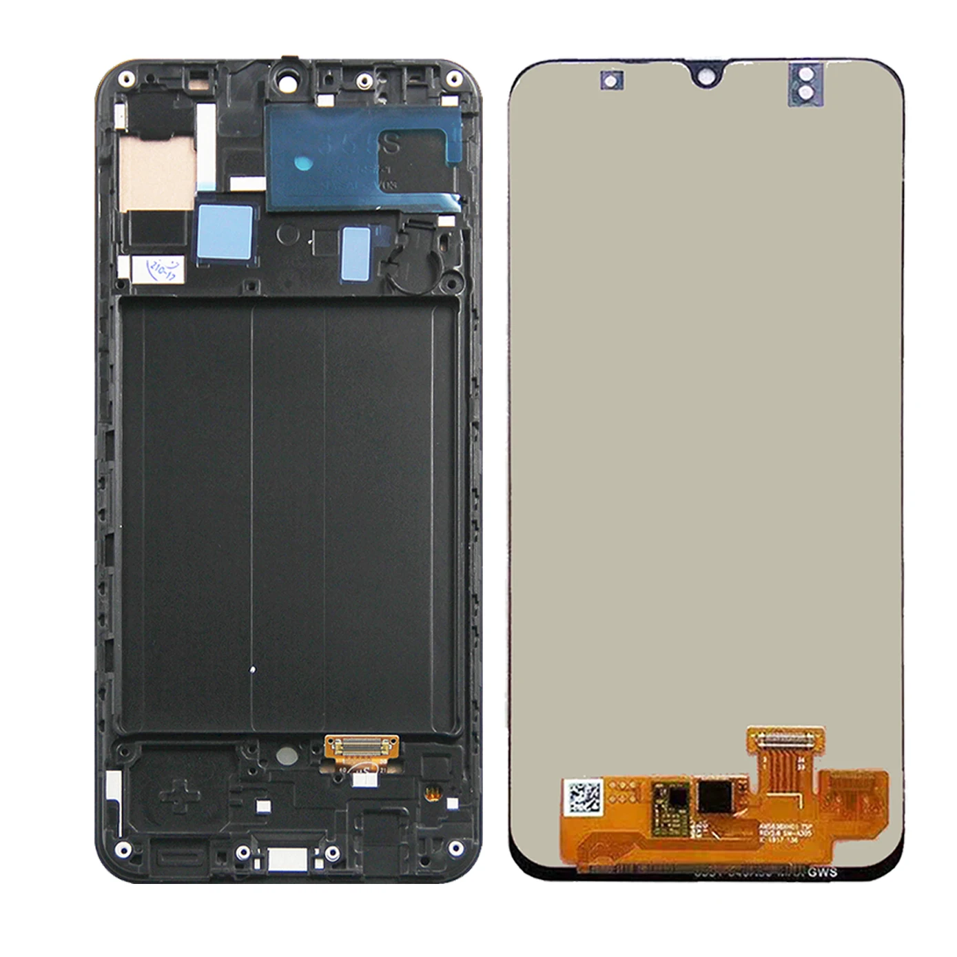 5Pcs/Lot LCD For Samsung Galaxy A30 A305/DS A305F Display Screen LCD Display Touch Screen Digitizer Assembly with Frame