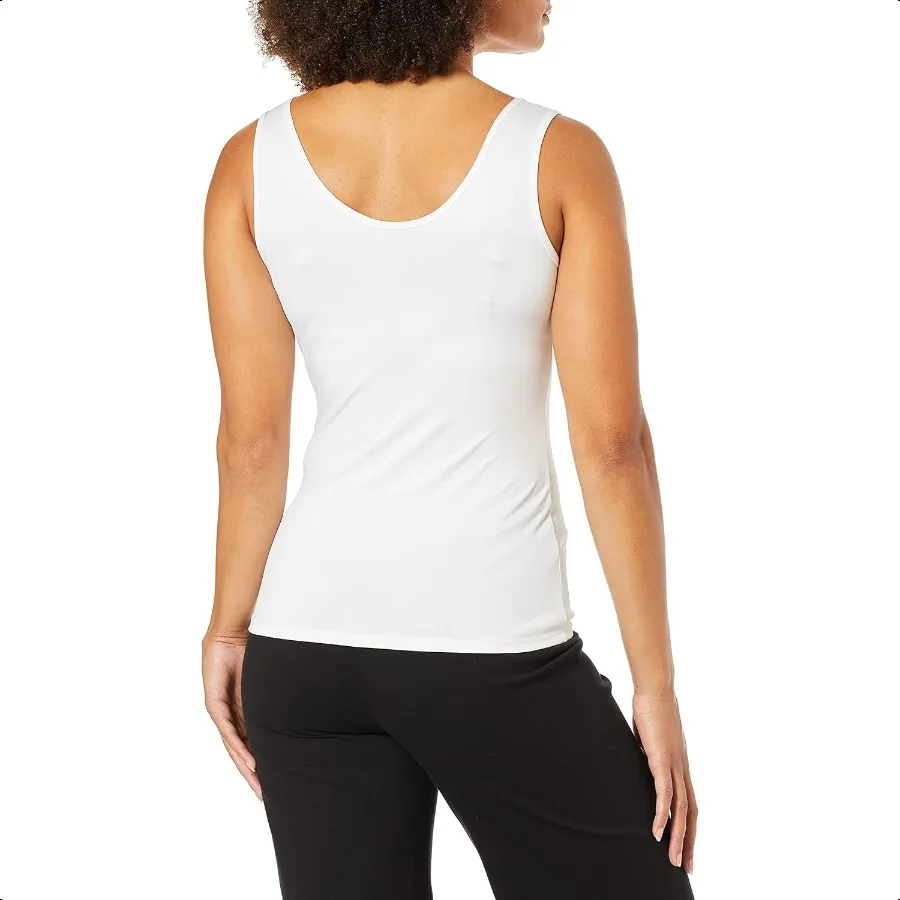 Canotta TwoWay da donna con scollo a V e scollo rotondo