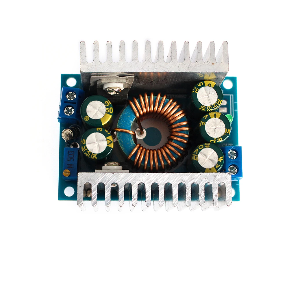 4.5-30V DC-DC High Power Low Ripple 12A Adjustable Step-down Power Supply Module 95% Efficient Car Power Module