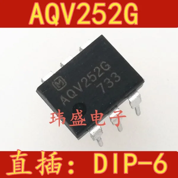 

Оптосоединительный чип Ic 5 шт. AQV252 AQV252G DIP-6