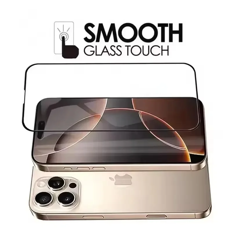 5 szt. Szkło Hartowane 100D do iPhone 15 14 13 12 11 16 Pro Max Mini Folia Ochronna na Ekran do iPhone 17 PRO XR X XS MAX 7 8 Plus Szkło — zdjęcie produktu 6