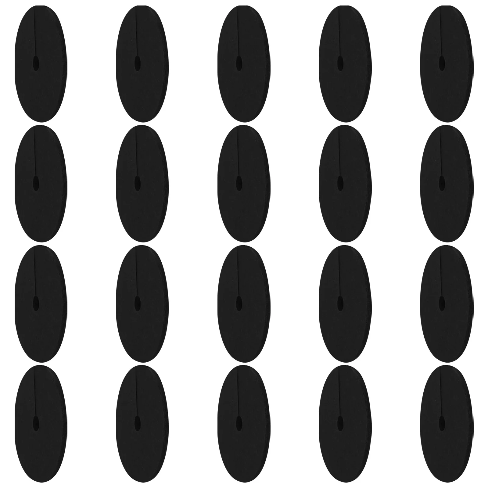 

20Pcs Gardening Mulch Fabric Non-Woven Tree Ring Protector Weed Barrier Cloth for Tree Base Root Moisture Airflow Control