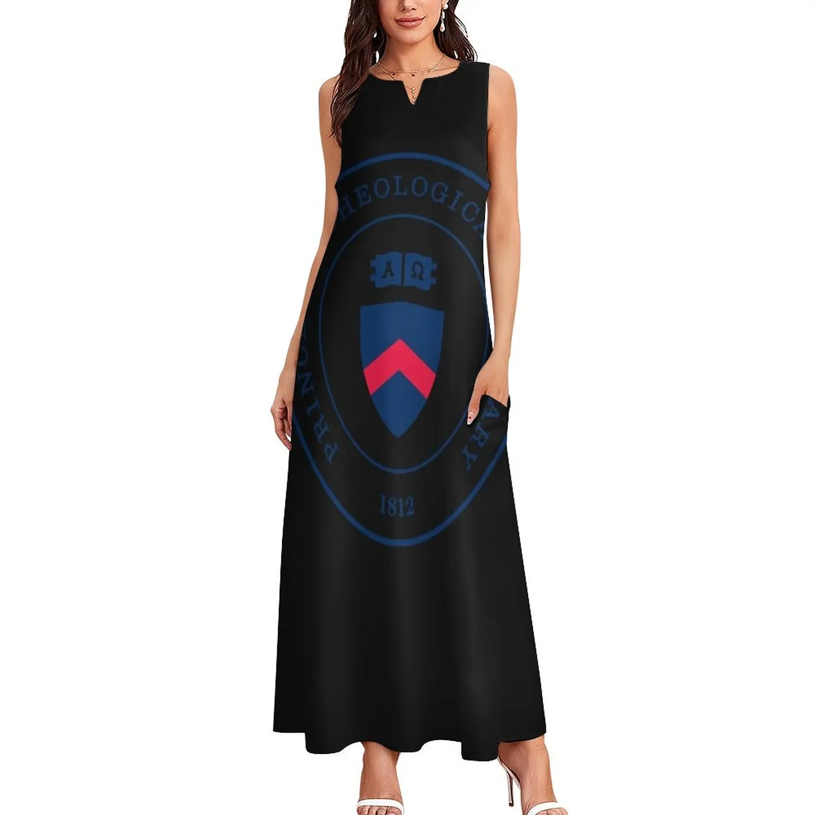 Camiseta clásica del seminario teológico de Princeton, vestido largo para mujer, vestidos de verano para mujer, vestido de mujer 2025