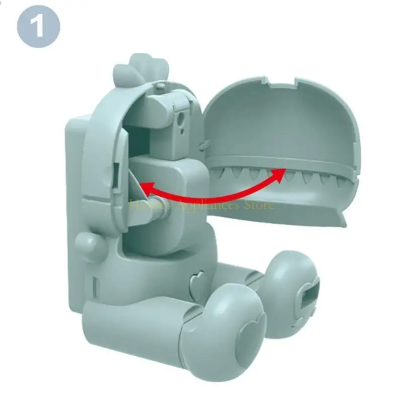 D0AB mini Weararble USB Fan Fan Fan Deseña portátil Monstruos Monstruos USB tipo USB para niños