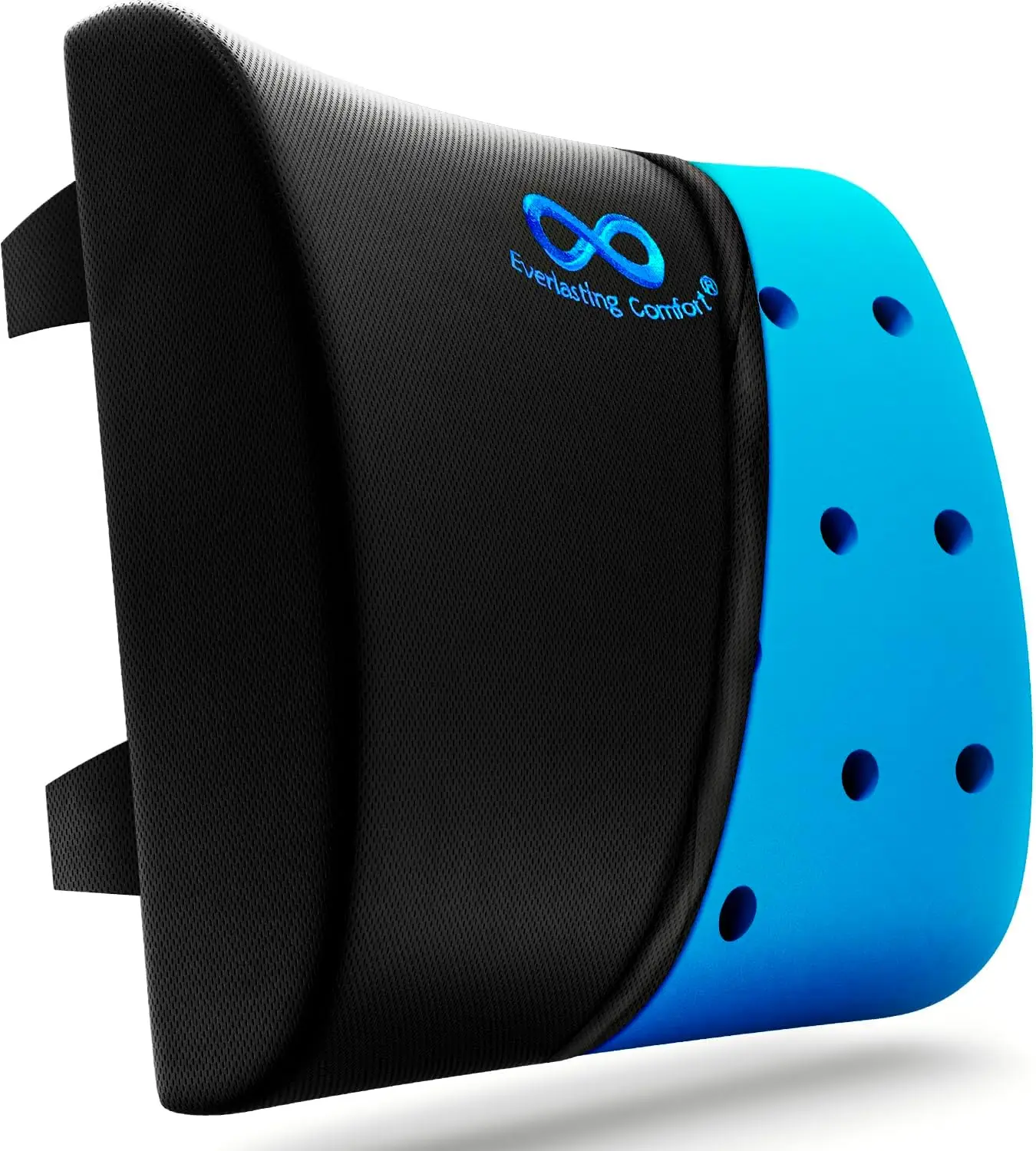 

Подушка для поясницы из пены с эффектом памяти для офисных и автомобильных кресел - улучшает осанку, снимает боль в спине