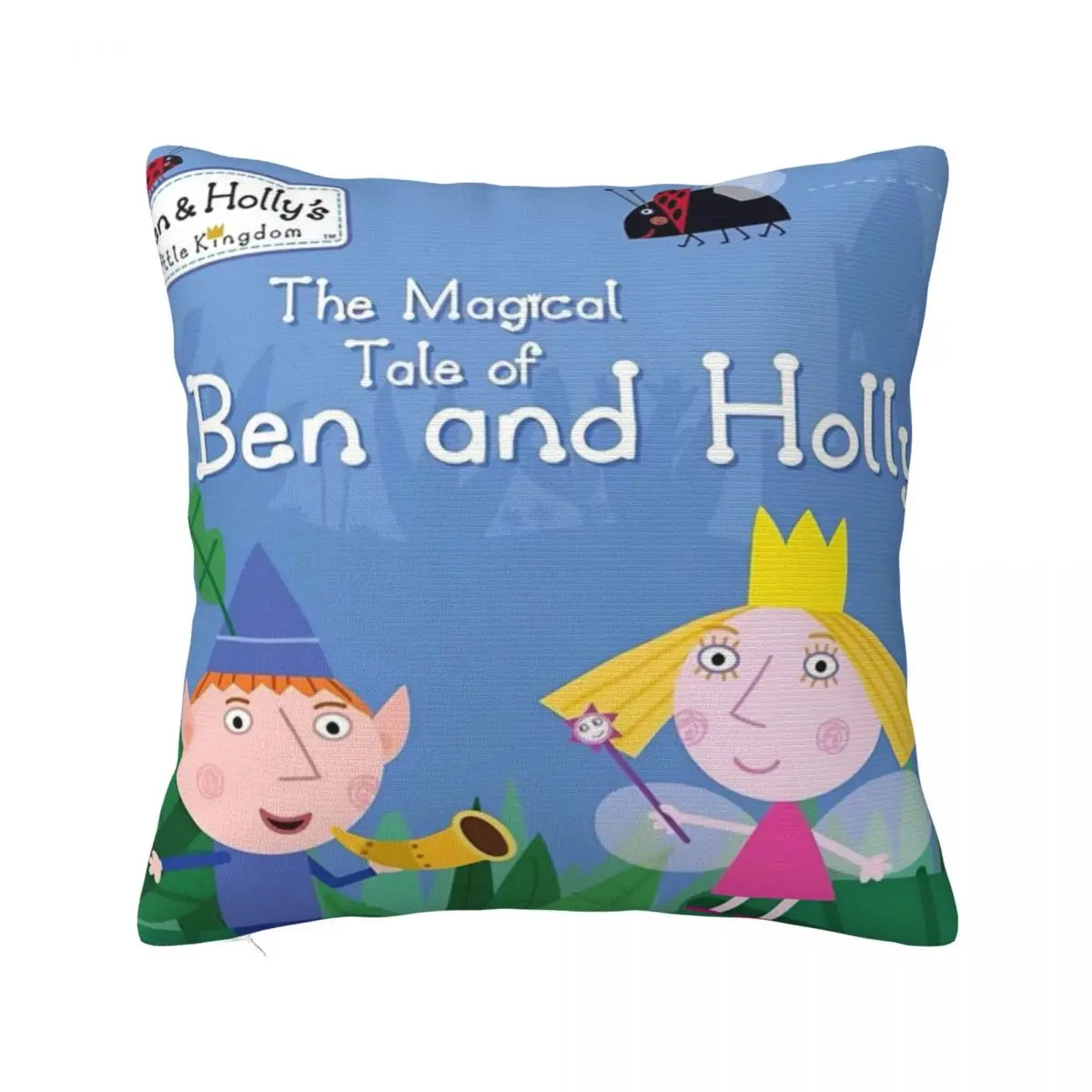 مملكة بن وهولي بن Y هولي الطباعة سادات غطاء الوسادة وسادة تغطي Y2K ديكور المنزل سستة متعددة الحجم