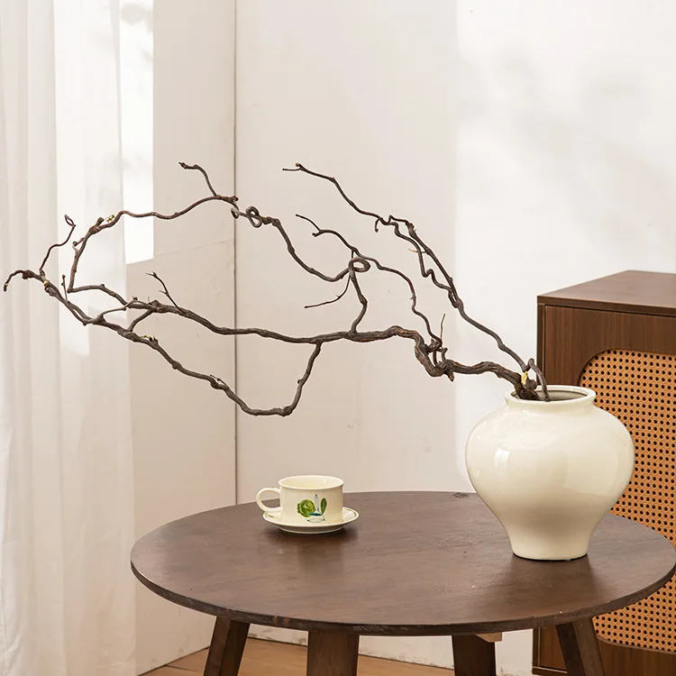 Cream wind ceramic vase large ornament, living room coffee table, water culture device, advanced sense
