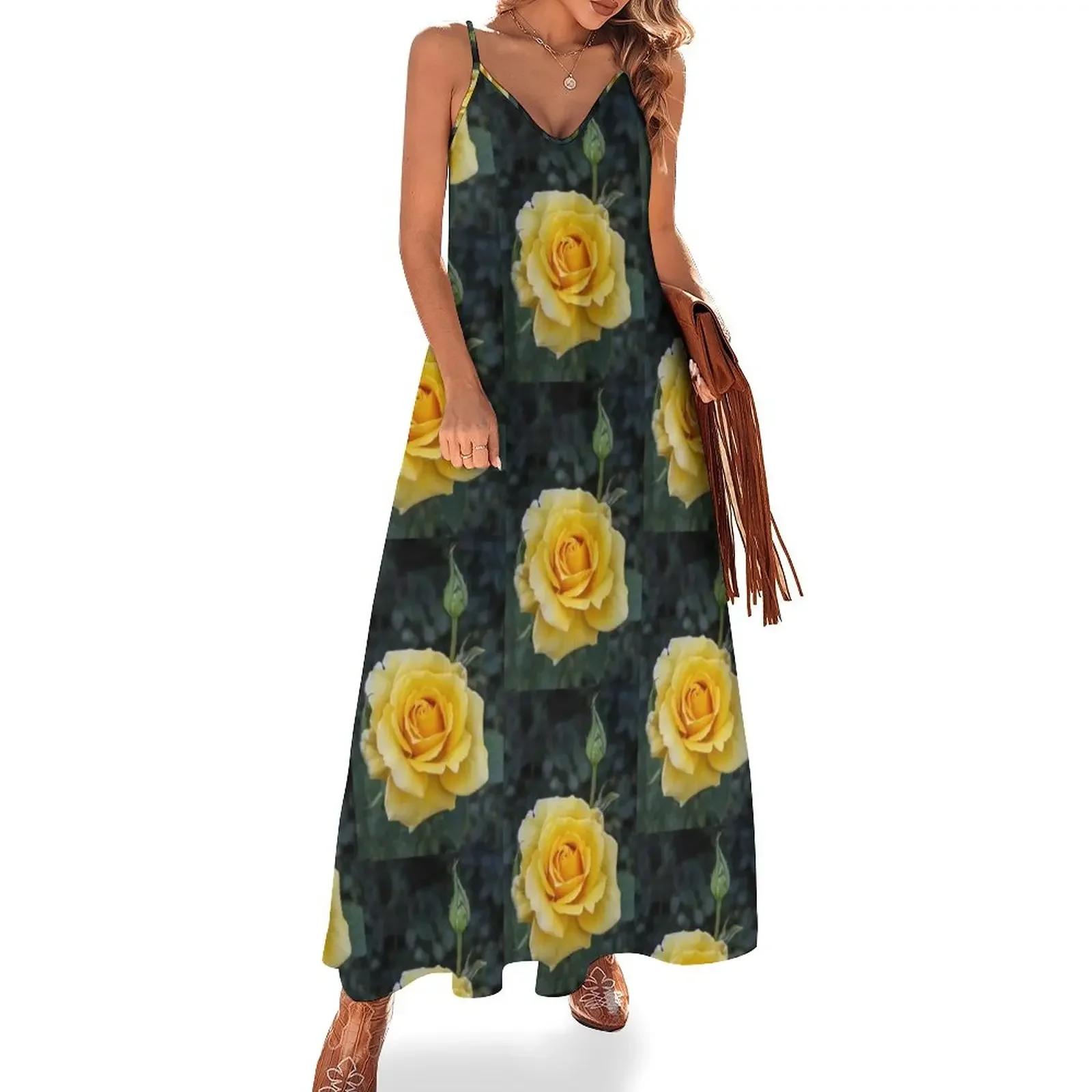 

Yellow Rose of Texas Sleeveless Dress wedding dresses for woman Dress women dresses for women 2025 luxury designer party Dress