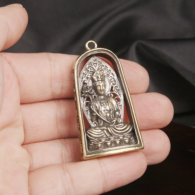 Подвеска с бронзовым Буддой, коллекция старинных артефактов