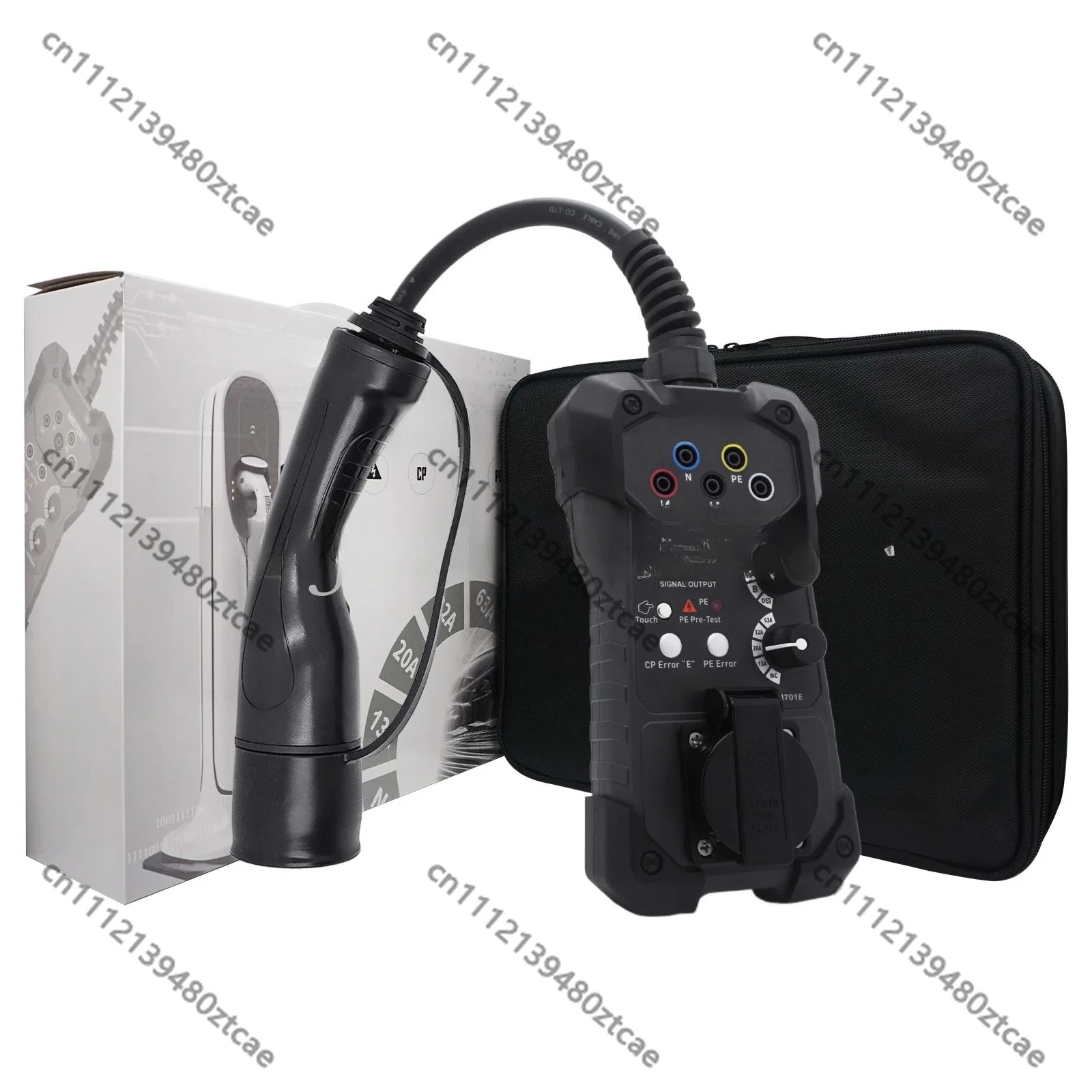 

Electric Vehicle Charging Station Testing Adapter, Universal EV Charger Test Connector Plug for Inspection and Maintenance