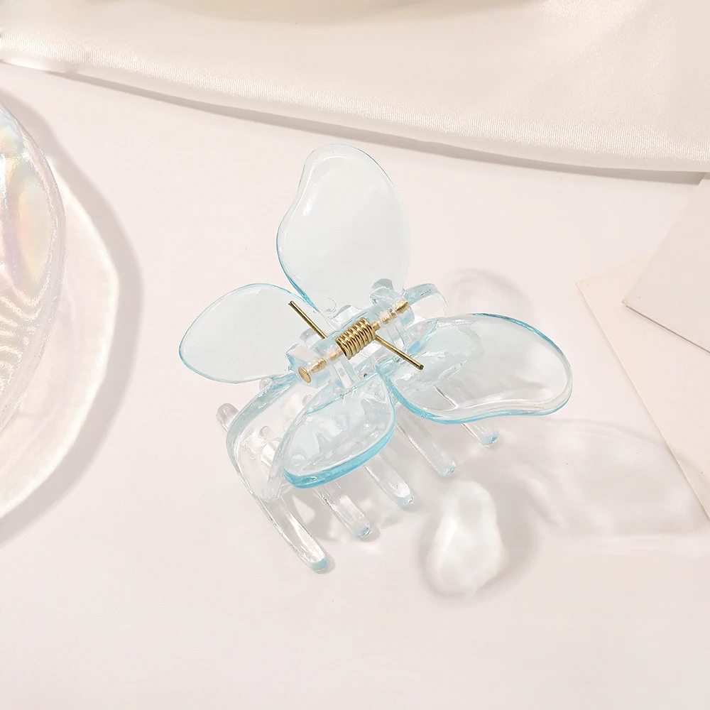 Frauen Kleine Schmetterling Haar Klaue Acryl Klaue Clip Mädchen Süße Haarnadel Krabben Haar Clips Chic Haar Clip Mode Haar Zubehör – Detail 14