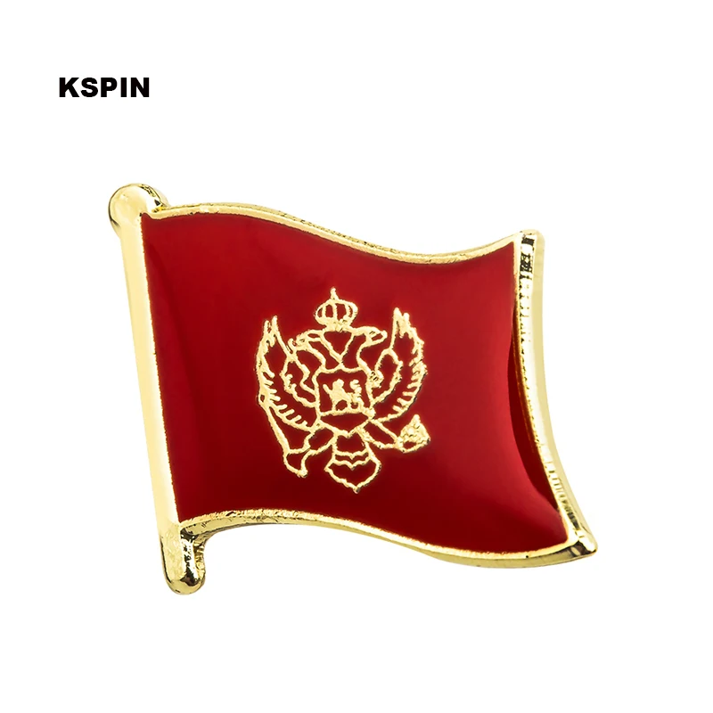 Montenegro National Banner Badges Metal Pin for Clothes Rozet Makara Replica Coins KS-0004