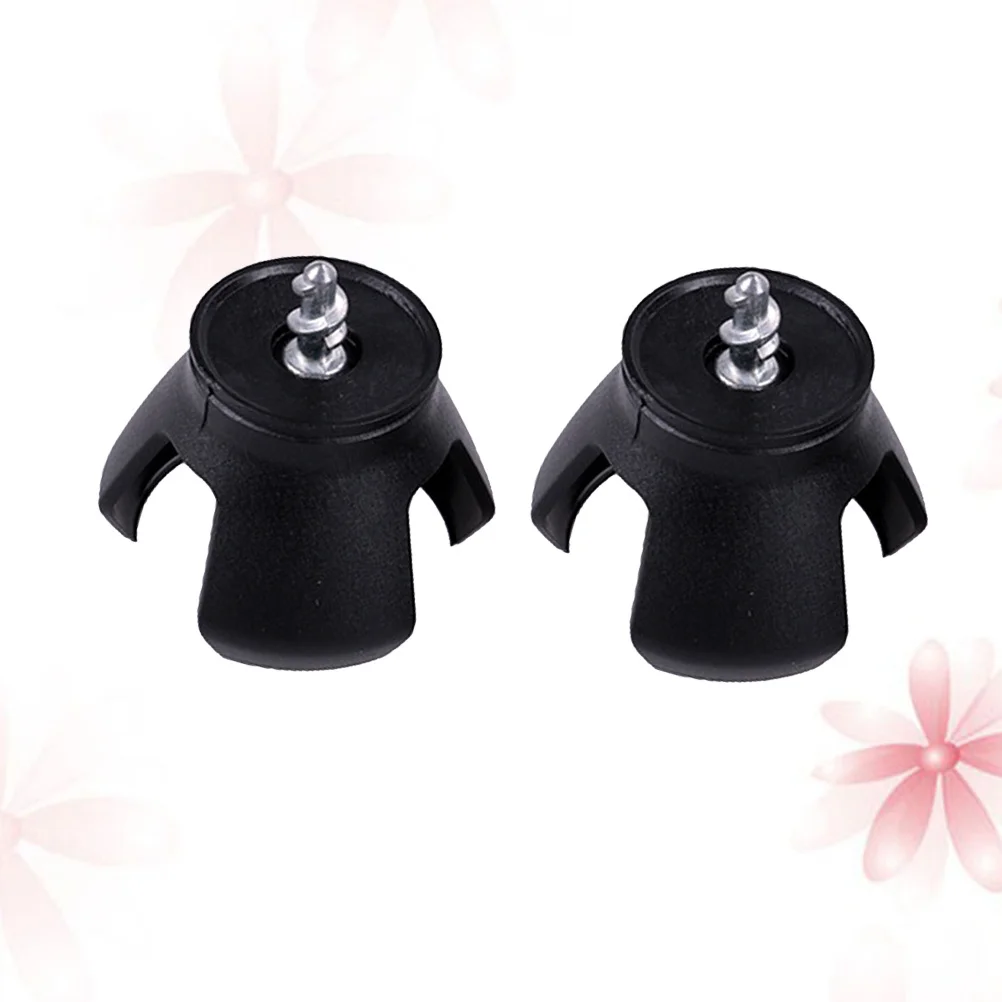 

2pcs 3 Prong Picker Durable Plastic Ball Picking Tool Easy Scooping Without Bending Black Golf Training Aid Ball Grabber