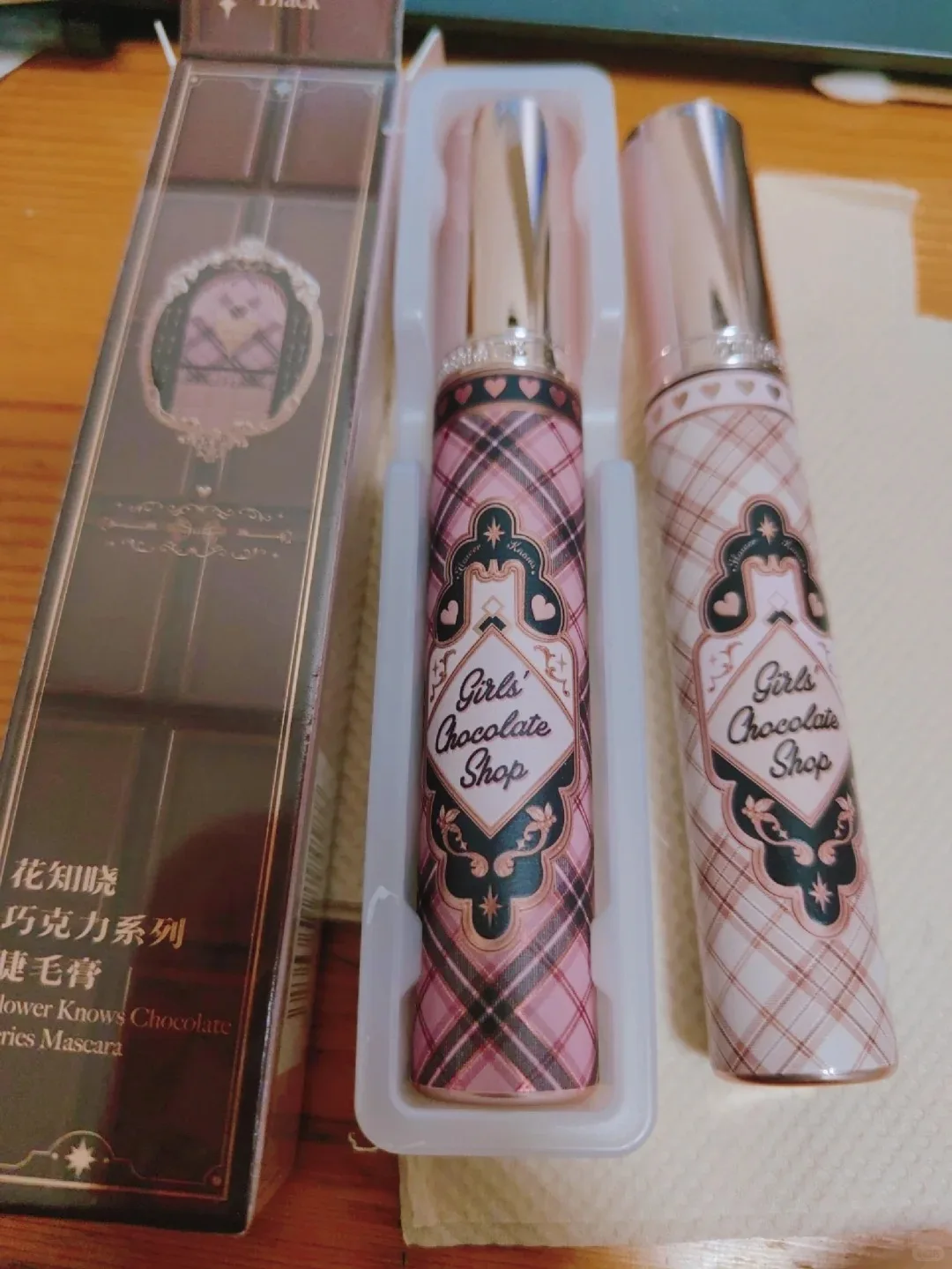 フラワーノーズ ロングマスカラ チョコレートワンダーショップシリーズ 3.5ml マスカラ まつげ 防水 メイクアップ 女性用 美容