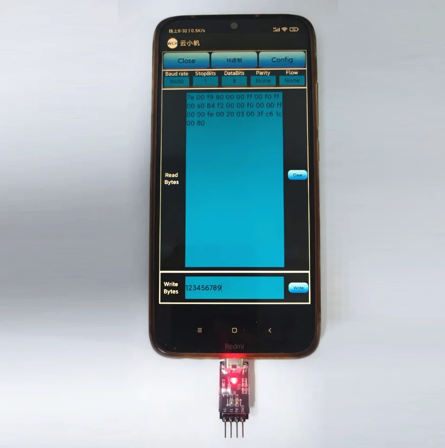 Android TypeC to Serial Phone USB to TTL Serial OTG to Serial Debugging Tool