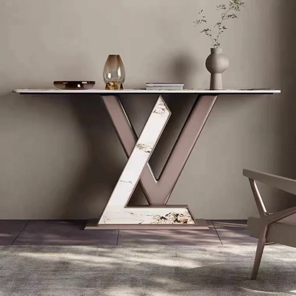 Unique Minimalist Console Table Luxury Aesthetic Marble Modern Console Table Hallway Glamour Tisch Wohnzimer Home Furniture