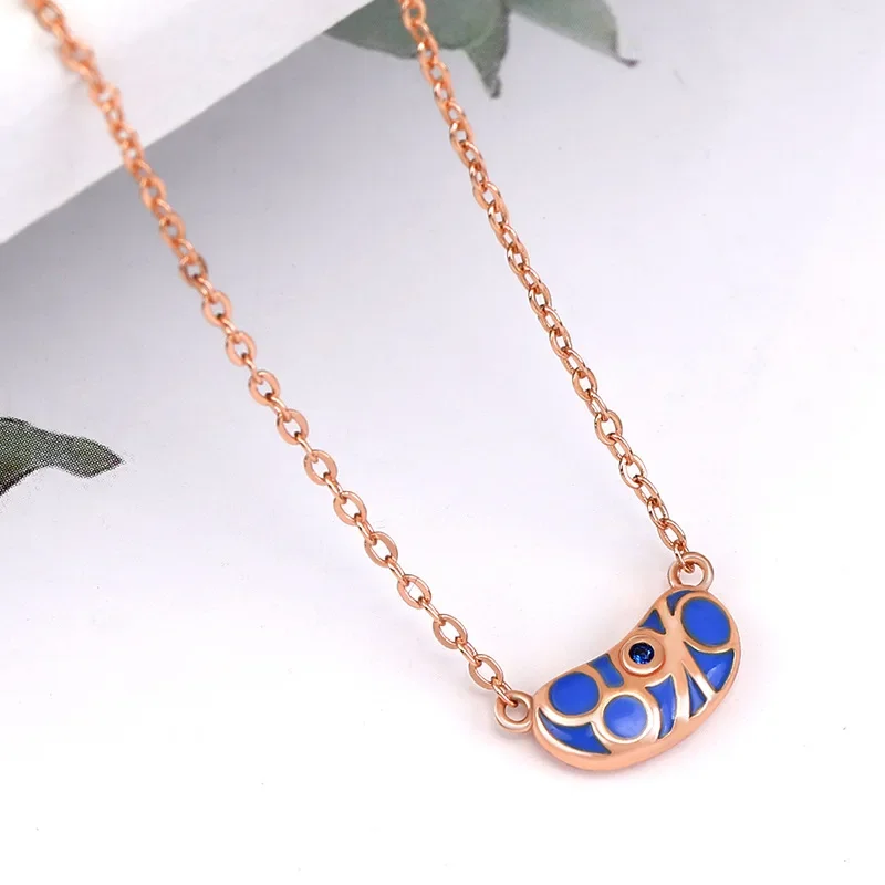 

Diamond-encrusted idol Valentine's Day confession pendant, Qixi Festival pendant, red bean necklace