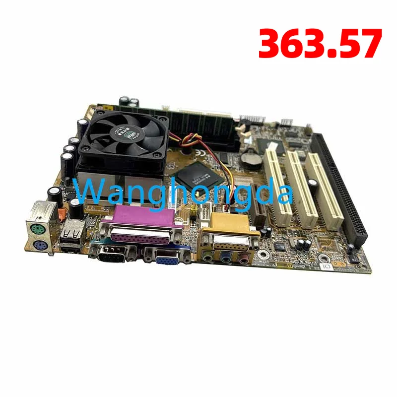 

Original 8601T GA-6VEML GA-6VEM ISA Motherboard With 3PCI VGA LPT 1 ISA Slot CPU Industrial Board PLC Module
