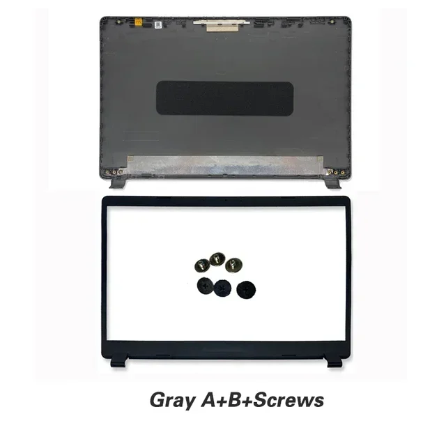 Für Acer Aspire 3 N19C1 A315-42 A315-42G A315-54 A315-54K A315-56 EX215-52 LCD Back Cover Hinten Deckel Lünette Scharniere Top Fall Grau