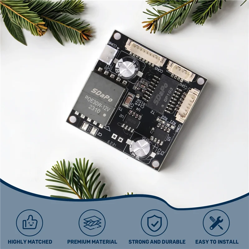 L72A-SDAPO PM3812AT 2A Isolated Industrial-Grade Temperature-Resistant POE Module 25.5W