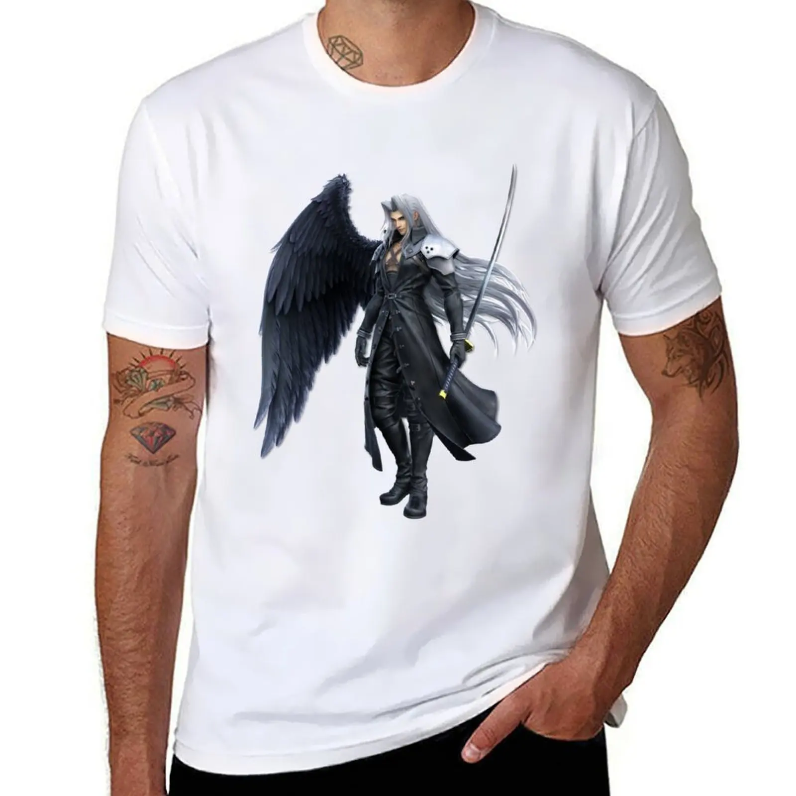 

Sephiroth Smash Render T-Shirt graphic t shirts for man t shirts for man cotton funny T-Shirt