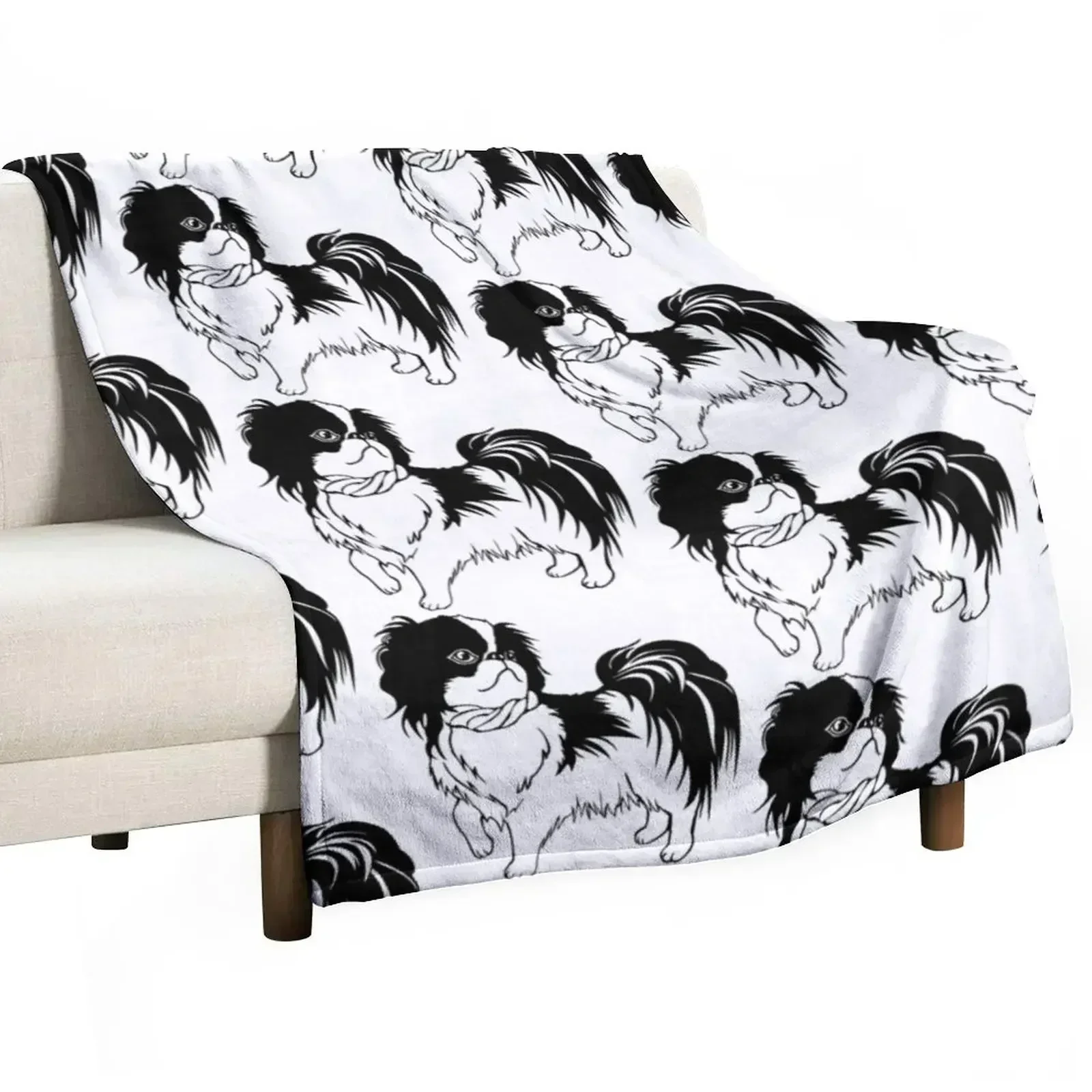 

Japanese Chin Throw Blanket For Decorative Sofa Decoratives Moving sofa bed Blankets