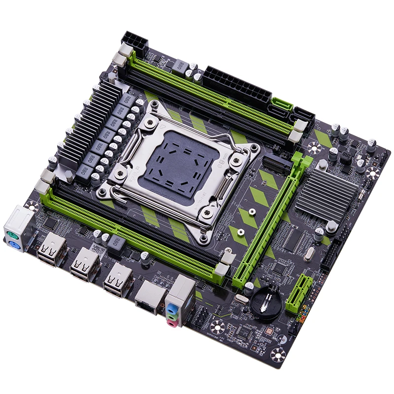 QIYIDA X79 motherboard LGA2011 DDR3 USB SATA3 PCI-E M.2 SSD support REG ECC DDR3 PC3 memory and Xeon E5 processor