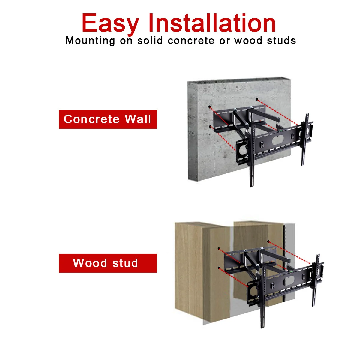 LCD TV hanger, double arm luxury rotating, LCD TV stand