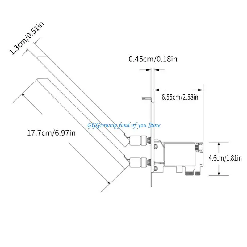 H9EB بطاقة WIFI سريع TXG-AX5400 WiFi6E محول لاسلكي محول الشبكة 2.4/5/6 جيجا هرتز